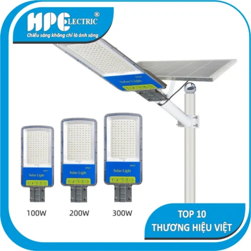 Trang chủ Đèn Led - Thiết bị điện HPELECTRIC Đèn Đường NLMT Pin Rời H74B