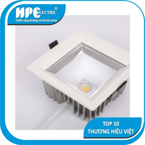 Đèn Âm Trần Kính COB H170A den am de nhom h170a 2
