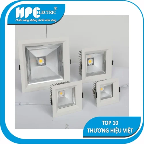 Đèn Âm Trần Kính COB H170A den am de nhom h170a 3