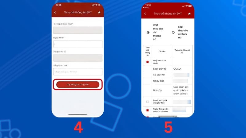 Nhập số giấy tờ mới Nhập số giấy tờ mới