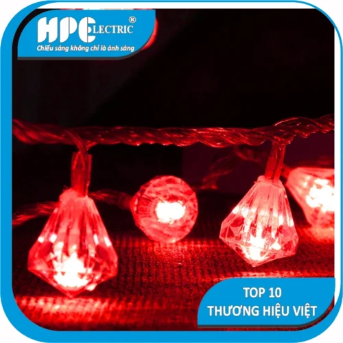 Combo 100 Dây kim cương nháy khiển nút bấm 5M