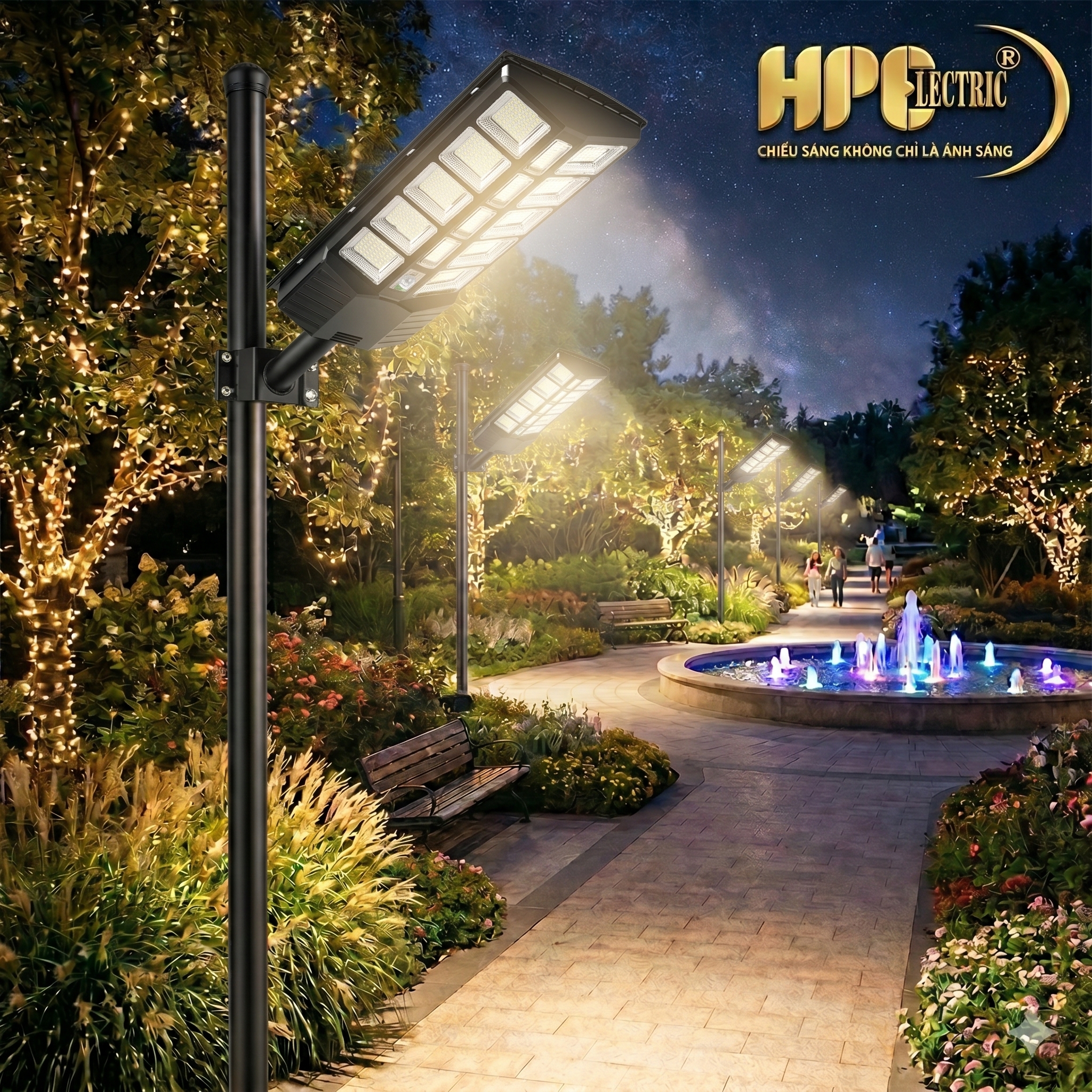 Đèn đường NLMT liền thể - H71A Đèn đường NLMT liền thể - H71A